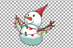 Colorful Christmas Elements clip art pack, printable png Product Image 20