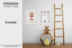 Kids Room &amp; Frame Mockup Product Image 6