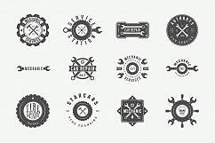 Mechanic and Car Repair Emblems Bundle Product Image 9