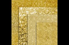 42 New Gold Glitter and Sequin Papers 8.5 x 11 inch Product Image 5