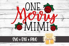 One Merry Mimi - Christmas SVG File Product Image 2