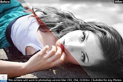 Black &amp; White Photo Painting Effect Product Image 5