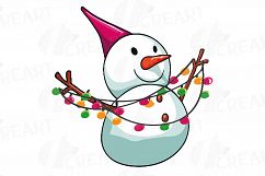 Christmas Elements watercolor clip art, Printable PNG files Product Image 24