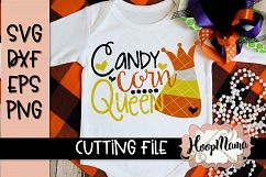 Candy Corn Queen- Halloween SVG Cutting File Product Image 1