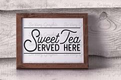 Sweet Tea Served Here | Cutting File | Printable | SVG| PNG Product Image 4