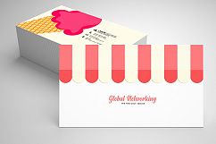 Ice Cream Business Card Template Product Image 1