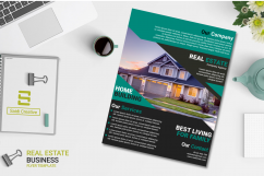 Real Estate Business Flyer Template Design | US Flyer Size Product Image 2
