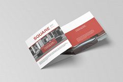 Square Trifold Brochure Mockup Product Image 15