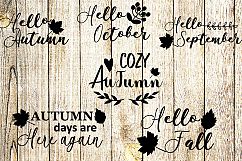 Autumn quotes svg cutting files | fall quotes svg cutting Product Image 2