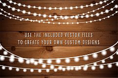 String Lights Bunches Clip Art Set Product Image 2
