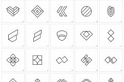 110 Geometric Logo Pack Product Image 2