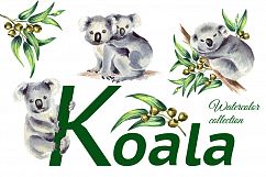 Koala. Watercolor collection Product Image 1