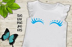 eyelashes svg, kid eyelashes svg, halloween kids svg Product Image 2