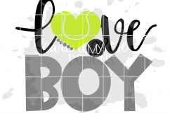 Love My Boy - Tennis SVG Product Image 3