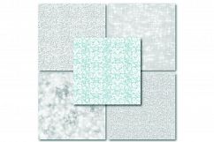 White Christmas Digital Paper Pack Product Image 2