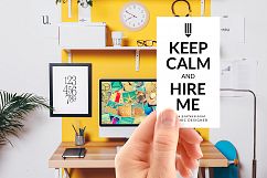 Keep Calm Designer Business Card - BC051 Product Image 2