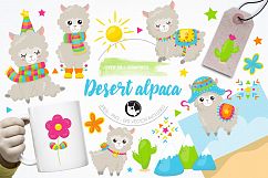 Alpaca party graphics and illustrations Product Image 1
