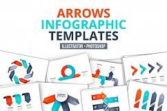 Arrows infographic templates Product Image 1