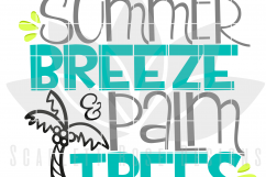 Summer Breeze &amp; Palm Trees SVG Product Image 2