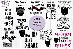 Men Bundle, Hipster svg, Beard quote svg, word art svg, Product Image 1