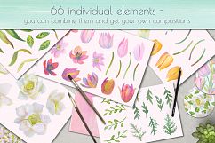 Floral Design Pack (watercolor &amp; pastel) Product Image 12