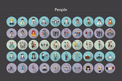 Flat Icons People Set Product Image 5
