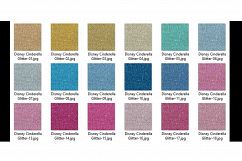 36 Glitter and Solid Color Princess Pink and Blue Papers Product Image 4