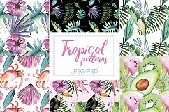 Watercolor Tropical Patterns Product Image 2