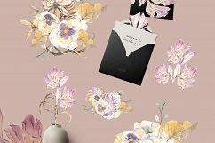 THE FLORISTRY floral collection - watercolor, line art, real Product Image 5