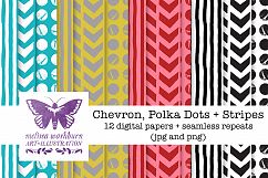 Chevrons, Dots + Stripes Paper Pack Product Image 1