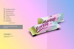 Two Glossy Snack Bars 50g Mockup Product Image 8