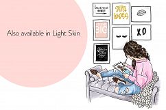 Fashion illustration - Girl Boss 5 - Dark Skin Product Image 6
