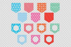 Patterned Pockets Monogram SVG,DXF,PDF,AI,EPS Product Image 2