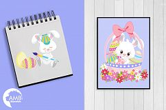 Easter Bunnies clipart, graphics, illustrations AMB-1182 Product Image 3