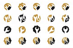 Automobile, car repairing service logos Product Image 4