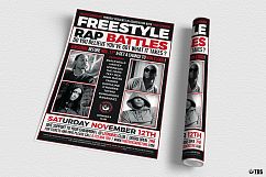 Freestyle Rap Battle Flyer Template V6 Product Image 3