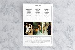 3 Photography Pricing Guide Marketing Flyer  Product Image 2