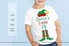 Santas little elf Christmas SVG Product Image 1