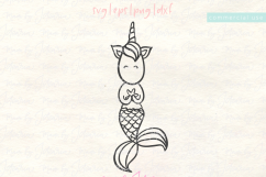 Mermaid Unicorn Svg Product Image 1