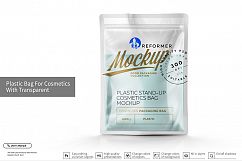 Plastic Bag for Cosmetics with Transparent Product Image 3
