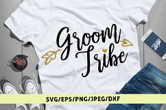 Groom Tribe - Weddings SVG EPS DXF PNG Cutting Files Product Image 1