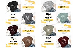 T-Shirt Mockup Bella Canvas 3001 Mega Bundle TShirt Flat Lay Product Image 7