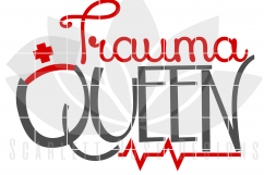 Trauma Queen SVG Product Image 3