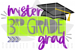 Mister 3rd Grade Grad - Boy SVG Product Image 2