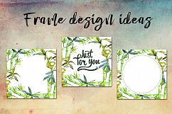 Panda wild animal PNG watercolor set Product Image 7