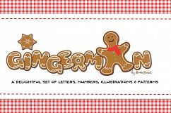 Gingerman Design Bundle - Letters, Numbers, Illustrations Product Image 1
