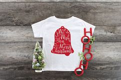 We Wish You A Merry Christmas - Christmas SVG Cut File - DXF Product Image 7