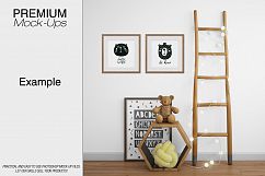 Kids Room &amp; Frame Mockup Product Image 4