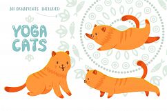 Yoga Cats Clipart Collection Product Image 4