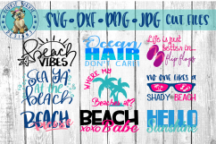 Beach Bundle 9 Files -  SVG cut file Product Image 1